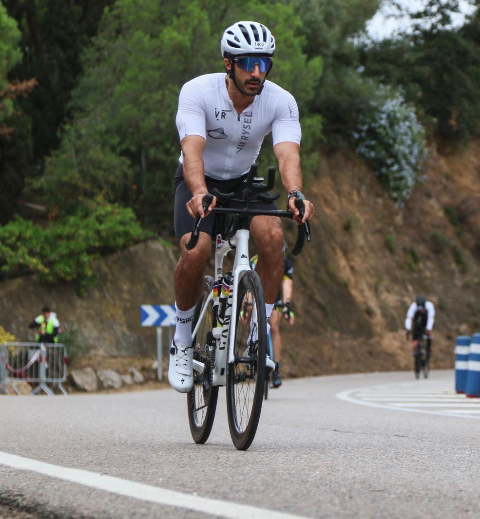 Sam Haghighat riding